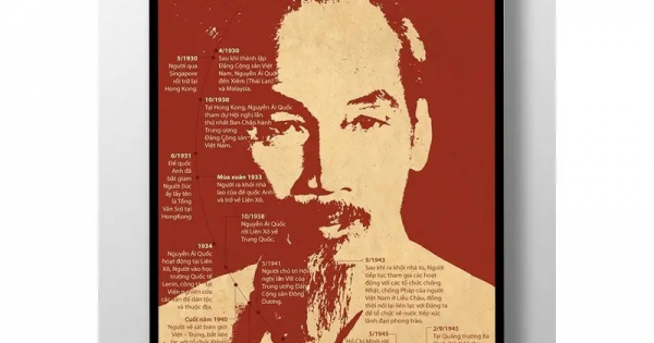 Tranh Treo Tường Mừng Đại Lễ 80 Năm Quốc Khánh 2/9 - Mẫu 06