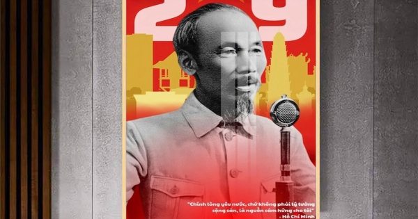 Tranh Treo Tường Mừng Đại Lễ 80 Năm Quốc Khánh 2/9 - Mẫu 11