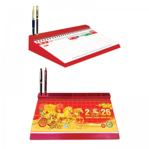 Lịch Để Bàn 53 Tuần Đế Nhựa 2026 (28 x 13 cm) - TVKV32