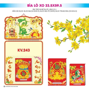 Bìa Lịch 2026 Lò Xo (33.5x59.5 cm) - TVKV243