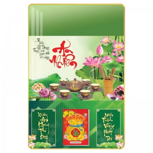 2 Mẫu Phong Thuỷ - Lịch Treo Tường Laminate Tráng Gương 2026 (40x60 cm)