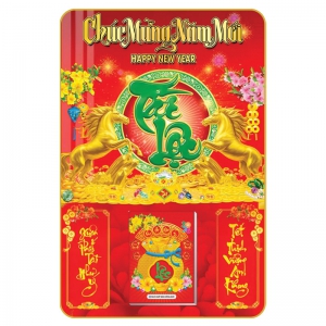 23 Mẫu Tiệm Vàng - Lịch Treo Tường Laminate Tráng Gương 2026 (40x60 cm)