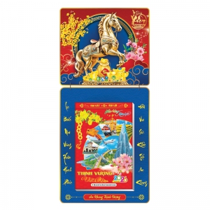 Lịch Bloc 2026 (20x30 cm) Siêu Đại - Mã Đáo Thành Công 02 Trọn Bộ Đầu Treo Laminate