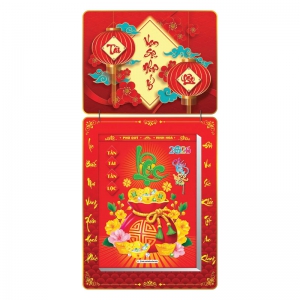 Lịch Bloc 2026 (30x40 cm) Siêu Cực Đại - Vạn Sự Như Ý 01 Trọn Bộ Đầu Treo Laminate