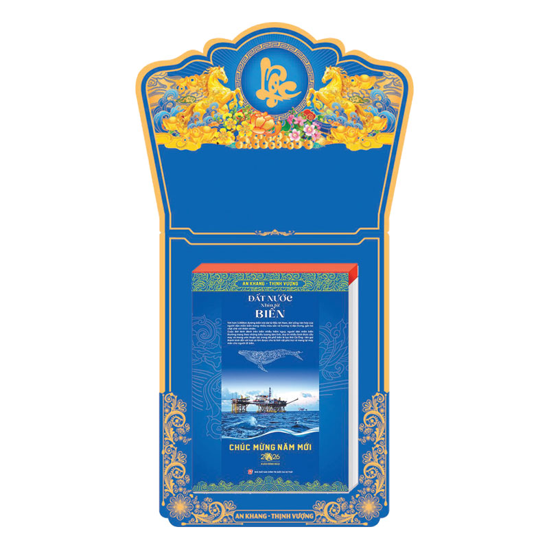 Lịch Bloc 2027 (25x35 cm) Cực Đại Trọn Bộ - Đất Nước Nh&igrave;n Từ Biển