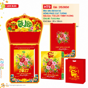 Trọn bộ v&agrave; quy c&aacute;ch Lịch Bloc Si&ecirc;u Đại HT9 2027