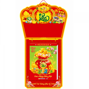 Lịch Bloc Đại Đặc Biệt 2027 Đinh M&ugrave;i - Tr&agrave; Đạo (17x24 cm) - Mẫu TVHT12