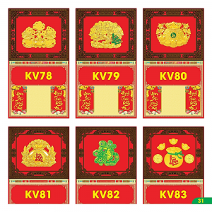 B&igrave;a Gấp 40x72cm Khung N&acirc;u D&aacute;n Chữ Nổi 3D 2027 (Gắn Bloc) - Mẫu TVKV78-83