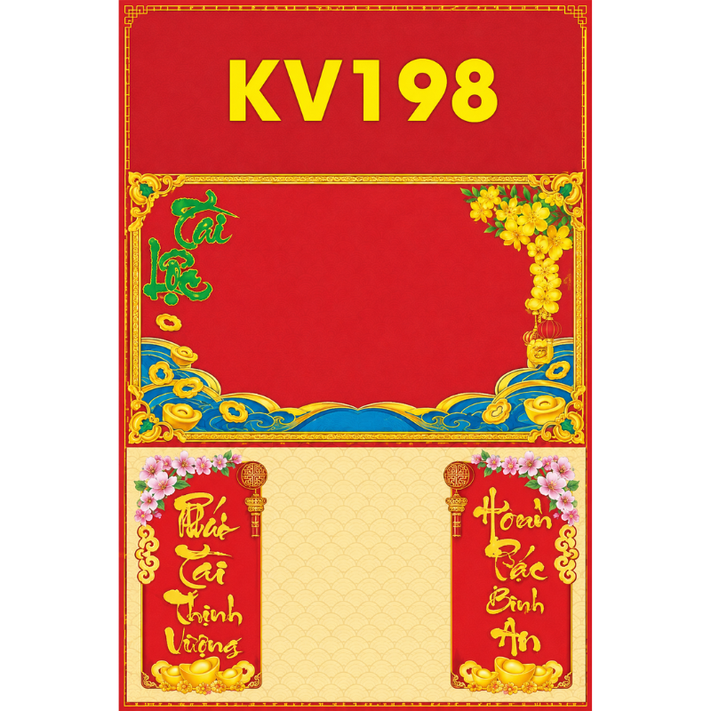B&igrave;a 40x60cm In Offset D&aacute;n Chữ 3D 2027 (Gắn Bloc) - Mẫu TVKV198-202