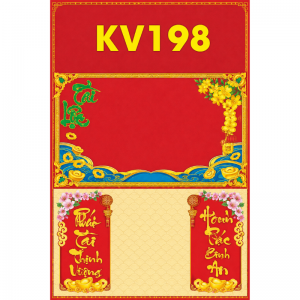 B&igrave;a 40x60cm In Offset D&aacute;n Chữ 3D 2027 (Gắn Bloc) - Mẫu TVKV198-202