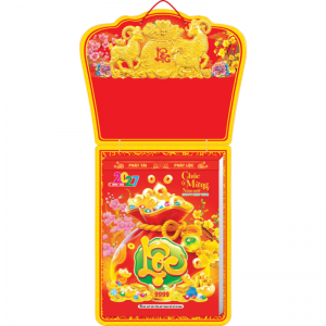 Lịch Bloc Cực Đại 2027 Đinh M&ugrave;i (25x35cm) - Mẫu TVKV03
