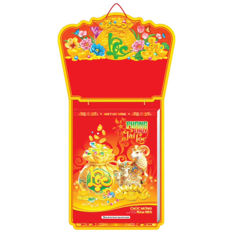 Lịch Treo Tường 53 Tuần 2027 (30 x 40 cm) - Phong Thủy T&agrave;i Lộc - TVKV10