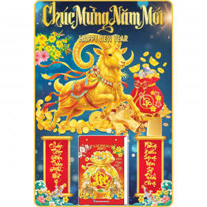 14 Mẫu Nhất Dương Chi&ecirc;u T&agrave;i - Lịch Treo Tường Laminate Tr&aacute;ng Gương 2027 (40x60 cm)