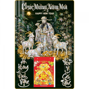 16 Mẫu Theo Phong C&aacute;ch X&agrave; Cừ - Lịch Treo Tường Laminate Tr&aacute;ng Gương 2027 (40x60 cm)
